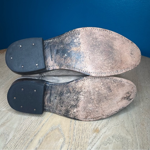 Miz Mooz Cozumel Leather Studded Western Ankle Slouchy Cowboy Boots Women’s 10 - Picture 8 of 9